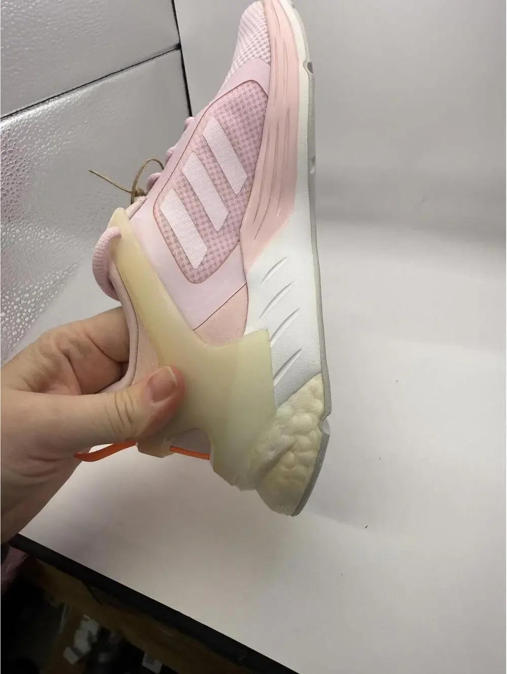 Adidas Response Super Athletic Shoes - Pink and Orange Size 7